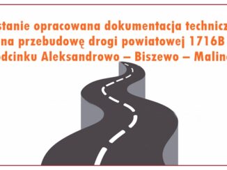 grafika projekt drogi aleksandrowo malinowo