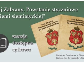 grafika książka dostępna cyfrowo Kraj Zabrany powstanie styczniowe na ziemi siemiatyckiej