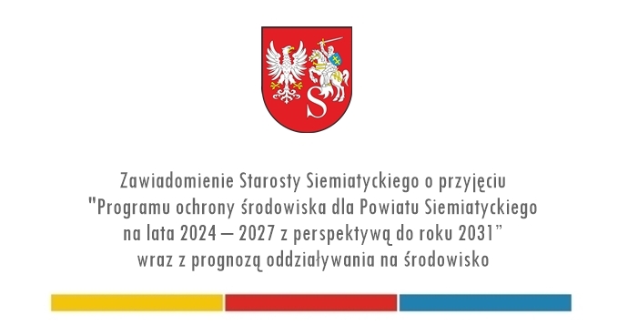 zawiadomienie starosty