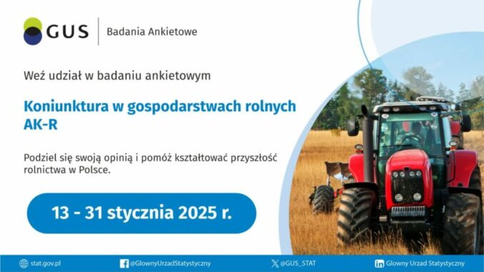 badanie stattystyczne akr rolnictwo